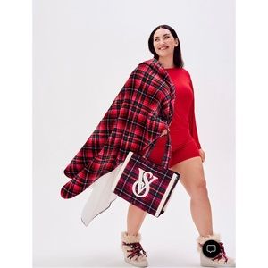 Victoria Secret Plaid Blanket